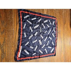 Vintage 1776-1976 Presidents red white blue womens scarf 19x19 bicentennial